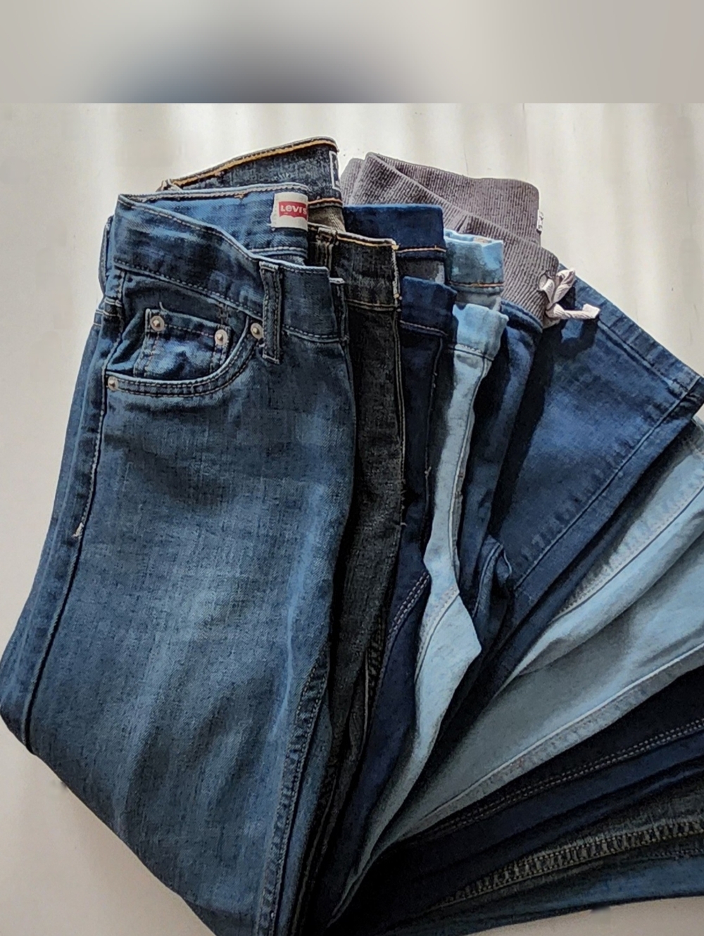 Girl's Bundle, 5 Pairs Of Jeans Sz 10-12